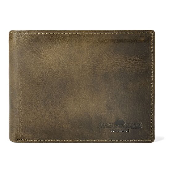 Greenburry Newport Portafoglio Protezione RFID Pelle 12 cm