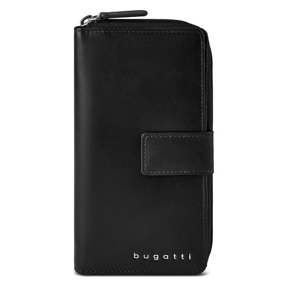 bugatti Valencia Portafoglio Protezione RFID Vera Pelle 19 cm