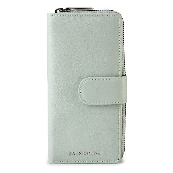 Jack Kinsky Livorno 1026 Portafoglio Protezione RFID Vera Pelle 19 cm