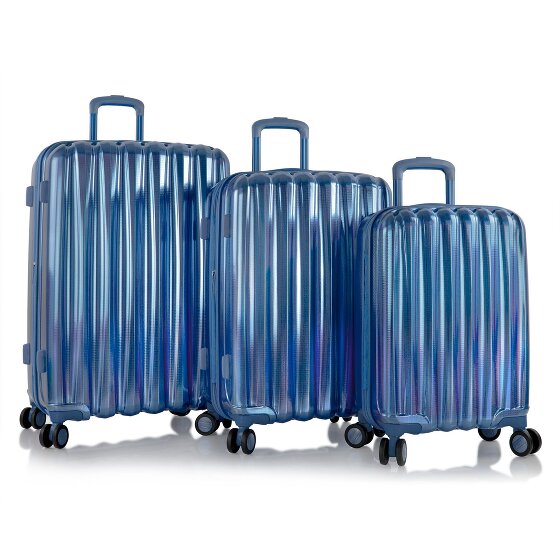 Heys Astro 4 ruote Set di valigie 3 pezzi con piega di espansione