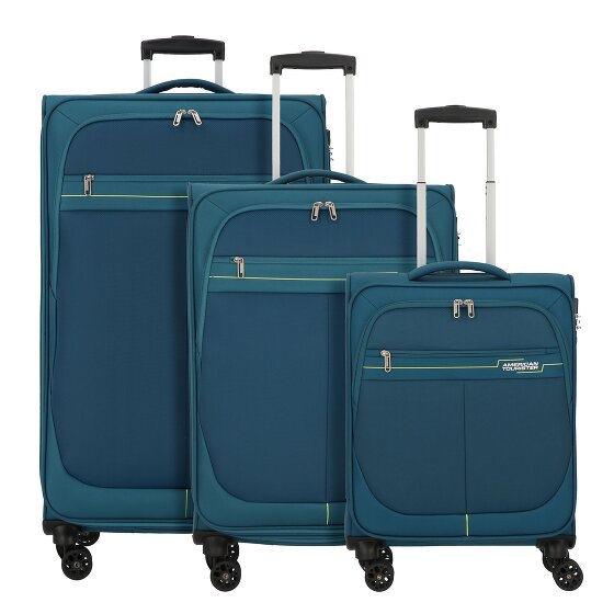 American Tourister Deep Dive 4 ruote Set di valigie 3 pezzi con piega di espansione