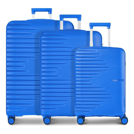 Travelite Pacific 4 ruote Set di valigie 3 pezzi