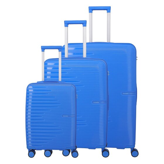Travelite Pacific 4 ruote Set di valigie 3 pezzi