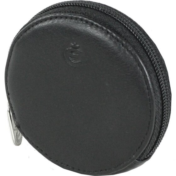 Esquire Portafoglio con logo in pelle 7 cm