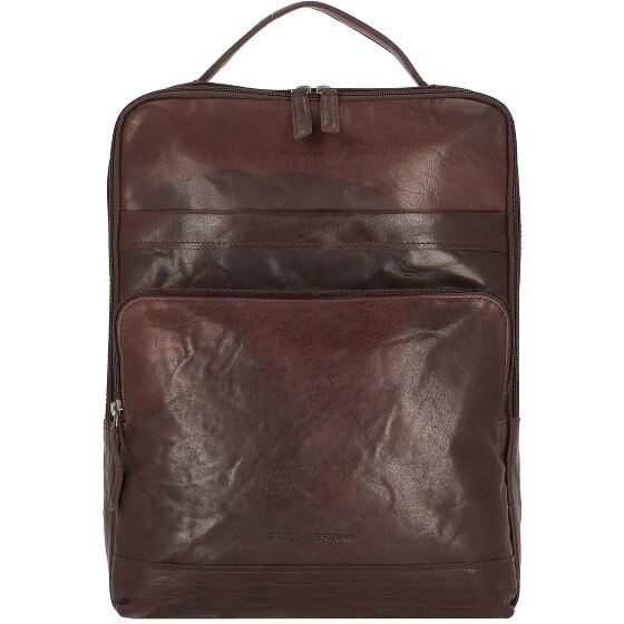 Spikes & Sparrow Zaino Bronco in pelle 40 cm Scomparto per laptop
