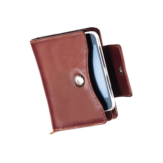 Greenland Nature Portafoglio Rubin in pelle 10 cm scomparto per cellulare