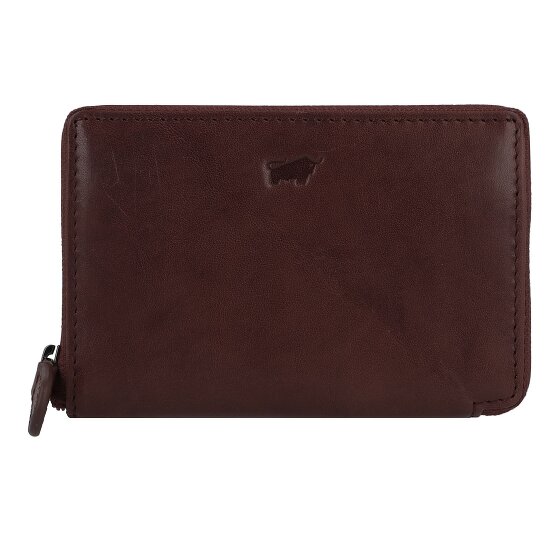 Braun Büffel Arezzo Custodia per carta di credito Protezione RFID Pelle 11.5 cm