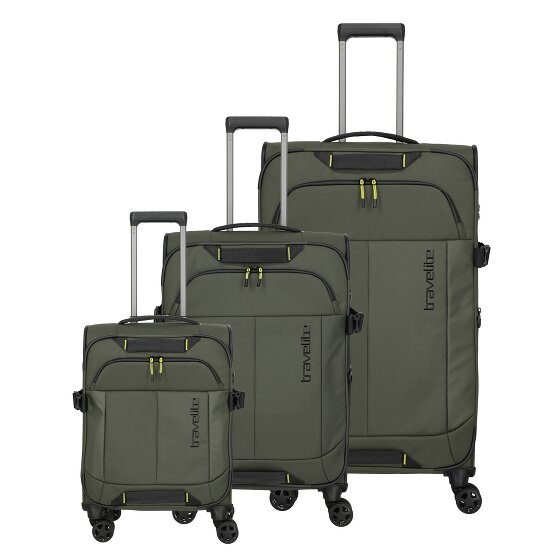 Travelite Briize 4 ruote Set di valigie 3 pezzi con piega di espansione
