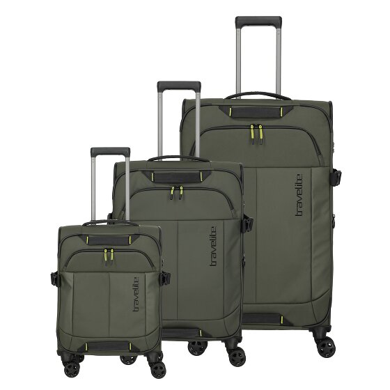 Travelite Briize 4 ruote Set di valigie 3 pezzi con piega di espansione