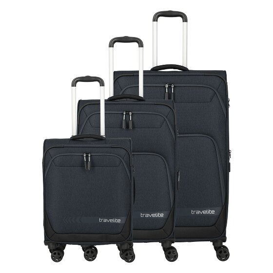 Travelite Kick Off 4 ruote Set di valigie 3 pezzi espandibile