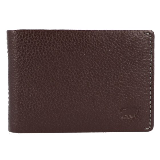 Braun Büffel Portafoglio Prato RFID in pelle 10 cm