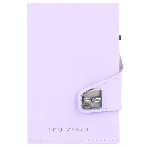 Tru Virtu Custodia per carte di credito Click & Slide Portafoglio RFID in pelle 6,5 cm