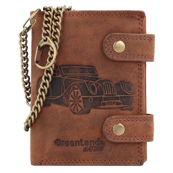 Greenland Nature Montenegro Portafoglio RFID in pelle 9 cm