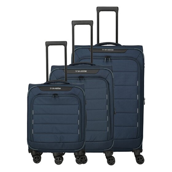 Travelite Skaii 4 ruote Set di valigie 3 pezzi espandibile