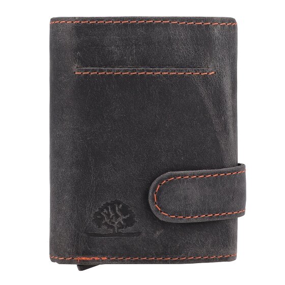 Greenburry Portafoglio originale vintage RFID in pelle 8,5 cm