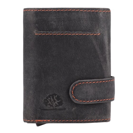 Greenburry Portafoglio originale vintage RFID in pelle 8,5 cm