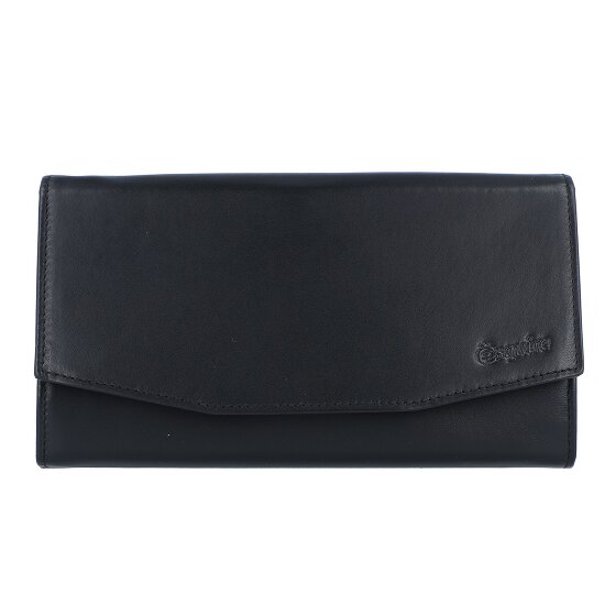 Esquire Nuovo portafoglio di seta in pelle 18 cm