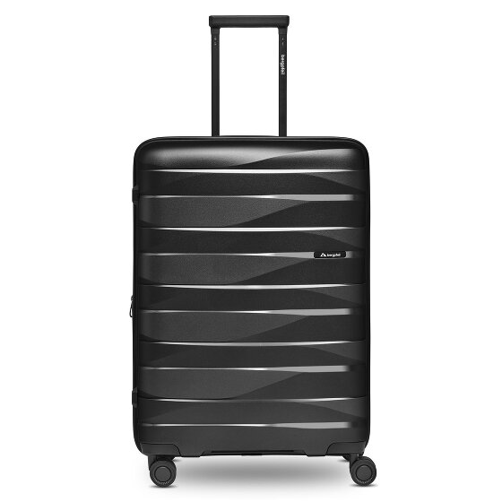 Bergpfeil Trolley da viaggio a 4 ruote M 66 cm con piega ad espansione