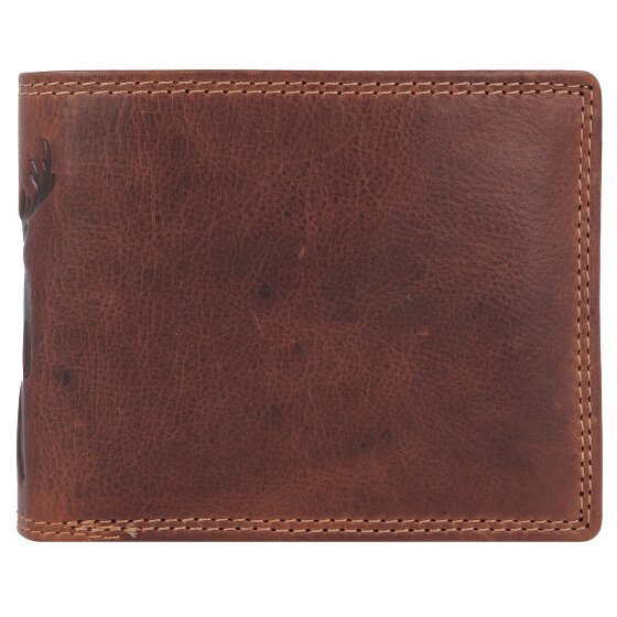 Jack Kinsky Monterey Portafoglio Protezione RFID Pelle 11.5 cm