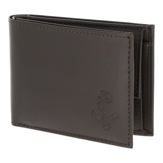 oxmox Leather Portafoglio Protezione RFID Vera Pelle 11 cm