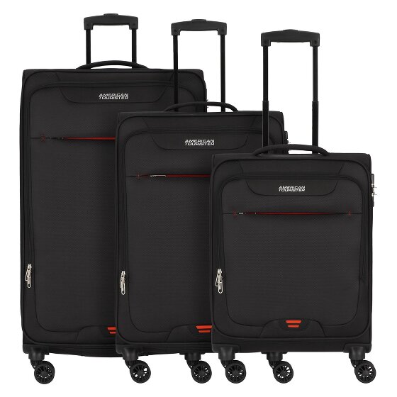American Tourister Street Roll 4 ruote Set di valigie 3 pezzi con piega di espansione