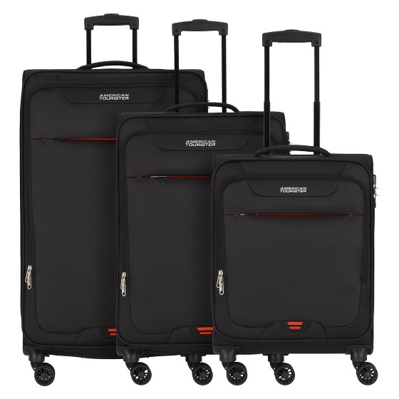 American Tourister Street Roll 4 ruote Set di valigie 3 pezzi con piega di espansione