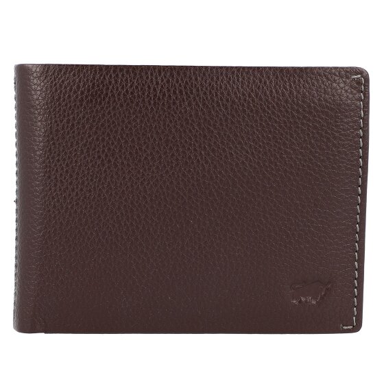 Braun Büffel Portafoglio Prato RFID in pelle 12 cm