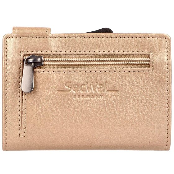SecWal Porta carte di credito RFID in pelle 9,5 cm
