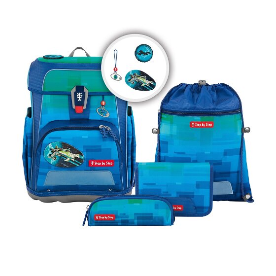 Step by Step Cloud Ocean Set di borse per la scuola