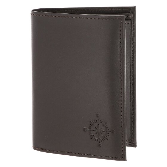 oxmox Leather Portafoglio Protezione RFID Vera Pelle 10 cm