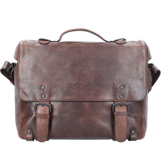 aunts & uncles Workmates Brain Cartella in pelle con scomparto per laptop da 35 cm