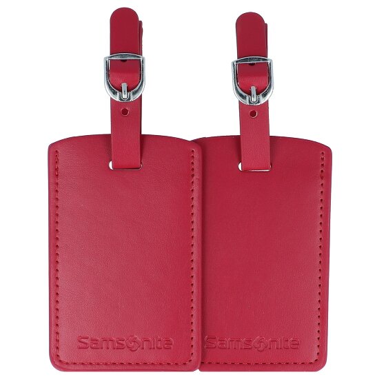 Samsonite Accessori da viaggio globali Etichetta per bagagli set di 2 10 cm