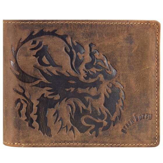 Greenburry Portafoglio vintage in pelle 12,5 cm