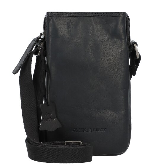Greenburry Pure Black Custodia per cellulare Pelle 11 cm