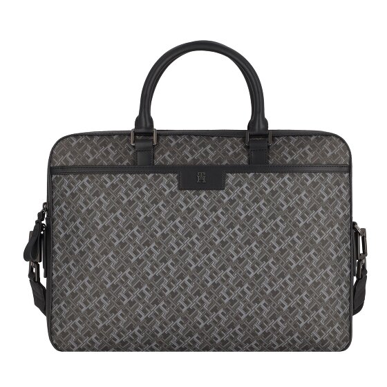 Tommy Hilfiger TH Monogram Valigetta Pelle 40 cm Scomparto per laptop