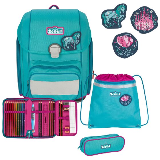 Scout Set di borse scuola Genius 4 pezzi.