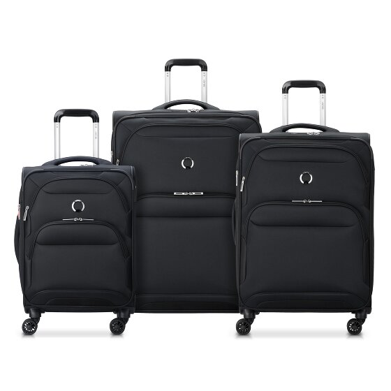 Delsey Paris Sky Max 2.0 4 ruote Set di valigie 3 pezzi con piega di espansione
