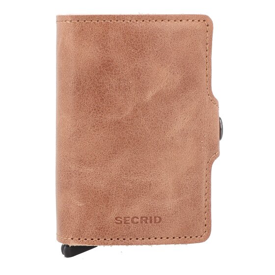 Secrid Twinwallet Porta carte di credito vintage RFID in pelle 6,5 cm