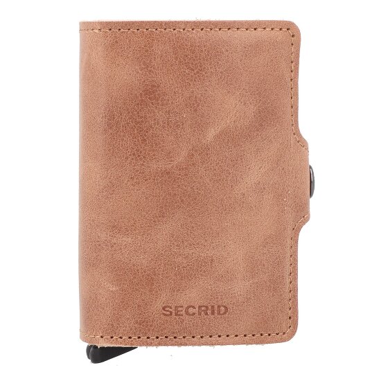 Secrid Twinwallet Porta carte di credito vintage RFID in pelle 6,5 cm