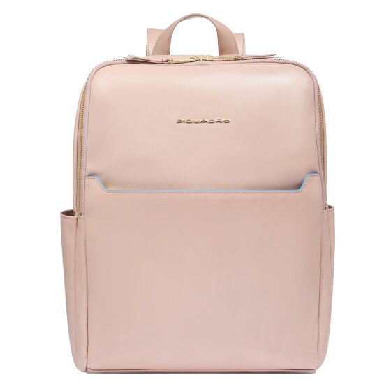 Piquadro Blue Square Zaino da giorno Protezione RFID Pelle 37 cm Scomparto per laptop