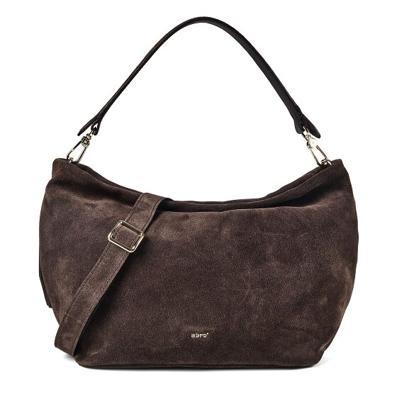abro Ebony Borsa a spalla Vera Pelle 39 cm