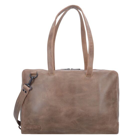Plevier Borsa a tracolla in pelle pura 43 cm Scomparto per laptop