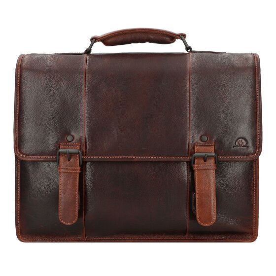 Greenburry Rugged Cartella Messenger Pelle 40.5 cm Scomparto per laptop