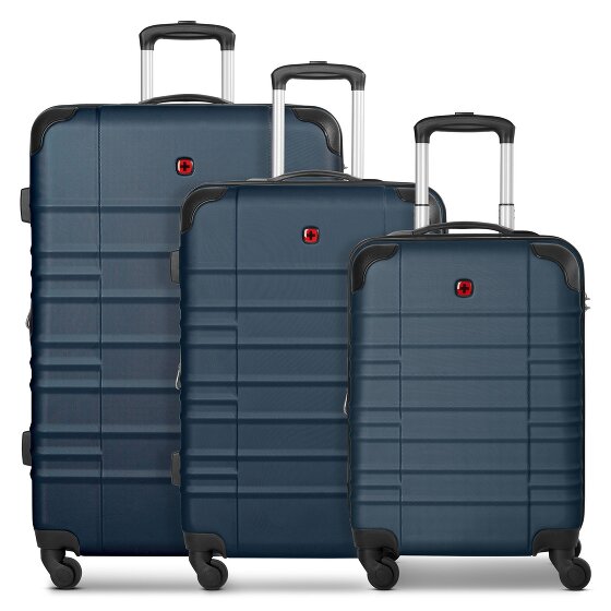 Wenger Amplar Evo 4 ruote Set di valigie 3 pezzi con piega di espansione