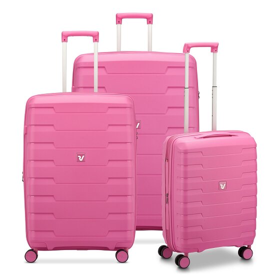 Roncato Skyline 2.0 4 ruote Set di valigie 3 pezzi con piega di espansione