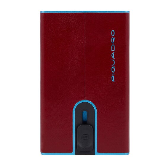 Piquadro Black Square Custodia per carta di credito Protezione RFID Pelle 6 cm