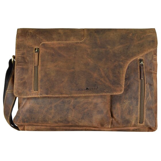 Greenburry Borsa Revolver vintage a tracolla in pelle 40 cm