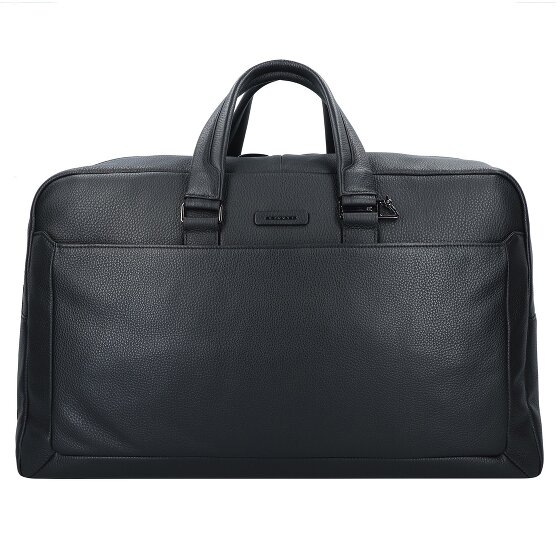 Piquadro Borsa da viaggio quadrata blu in pelle 52 cm