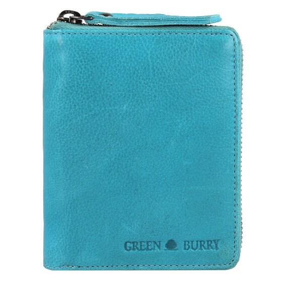 Greenburry Portafoglio in pelle lavata vintage 10 cm