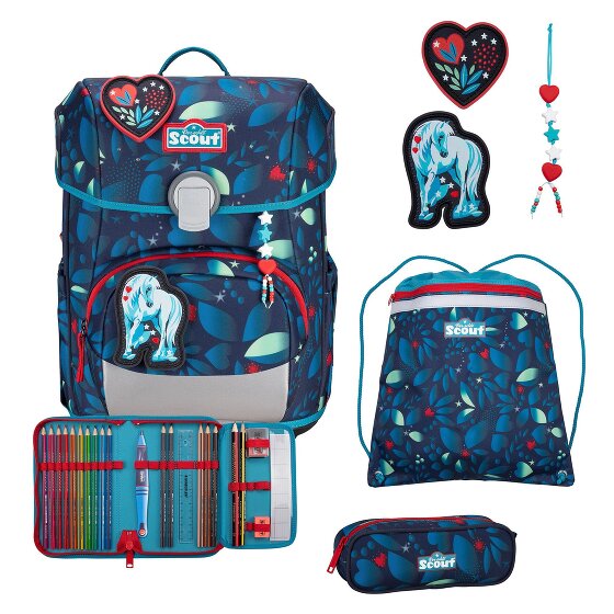 Scout Neo LED Set di borse per la scuola 8 pezzi